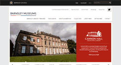 Desktop Screenshot of barnsley-museums.com